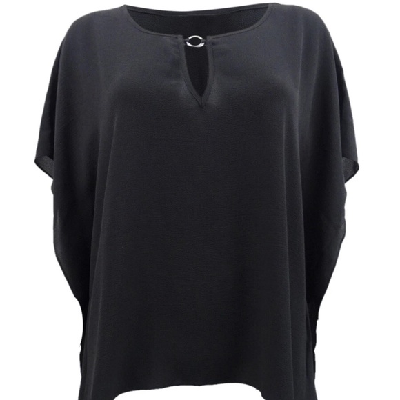 Michael Michael Kors Handkerchief-Hem O-
Ring Top - Picture 2 of 6